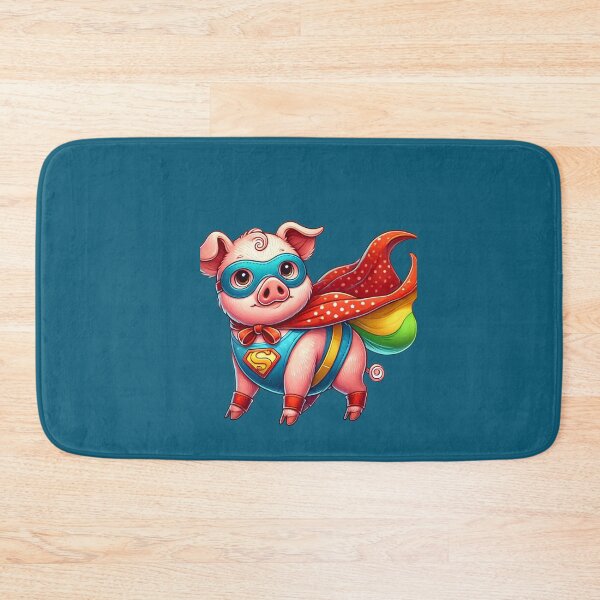 Item preview, Funny Superhero Pig, pig Enthausiats, Pig Lovers designed and sold by Right-UR.