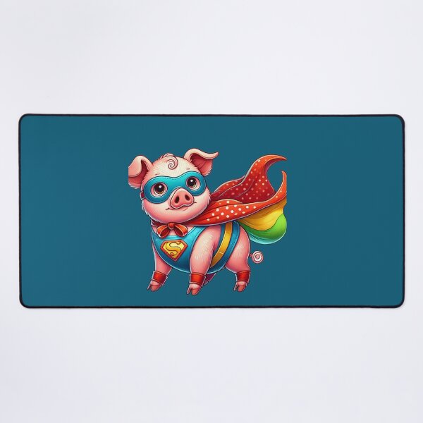 Item preview, Funny Superhero Pig, pig Enthausiats, Pig Lovers designed and sold by Right-UR.
