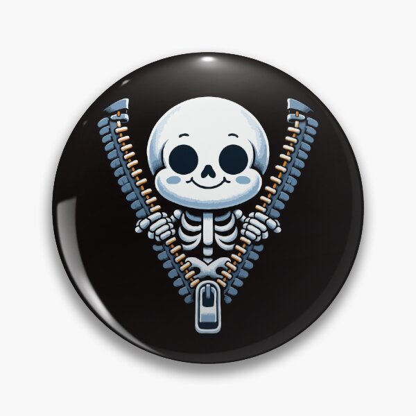 Item preview, Unzipped Halloween Skeleton designed and sold by AxelBrook.