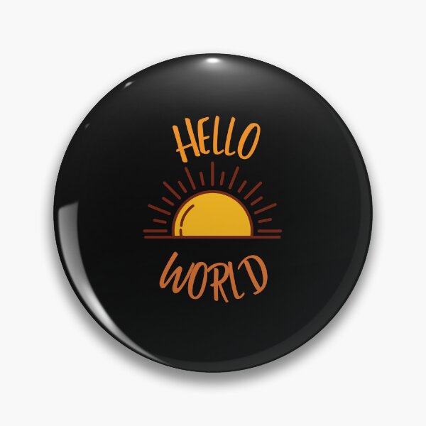 Item preview, Hello WORLD, Fresh Beginnings, Futuristic Vibes designed and sold by Colorful-Garden.