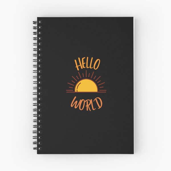 Item preview, Hello WORLD, Fresh Beginnings, Futuristic Vibes designed and sold by Colorful-Garden.