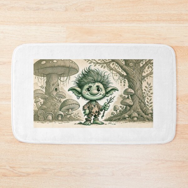 Item preview, Mischievous Troll in the Whimsical Forest designed and sold by Mjonkey.