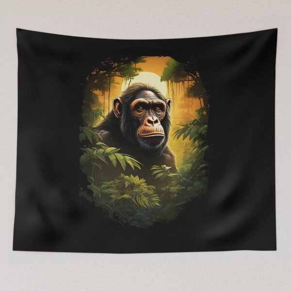 Item preview, Bonobo monkey, chimpanzee designed and sold by DerSenat.