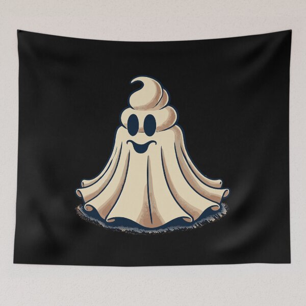Item preview, Funny Poop Poop Ghost Bull Sheet Poop designed and sold by LuminOrb.
