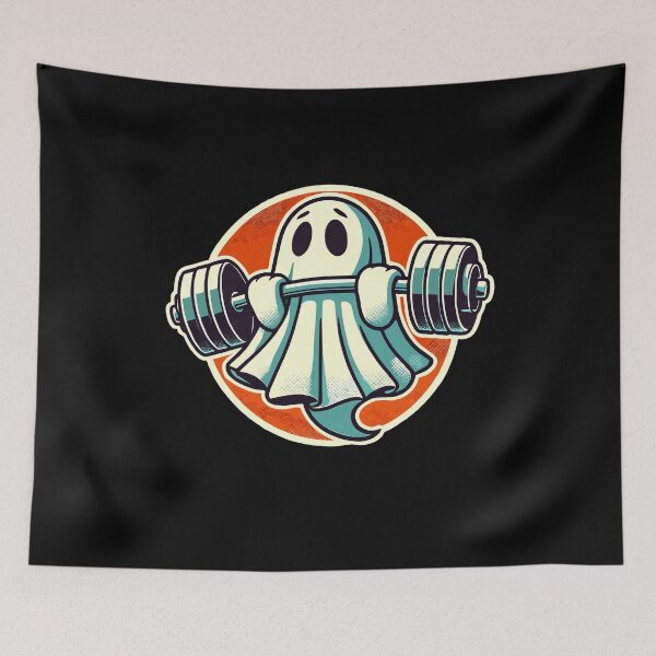 Item preview, Bodybuilding Gespenst Unheimliches Halloween designed and sold by LuminOrb.