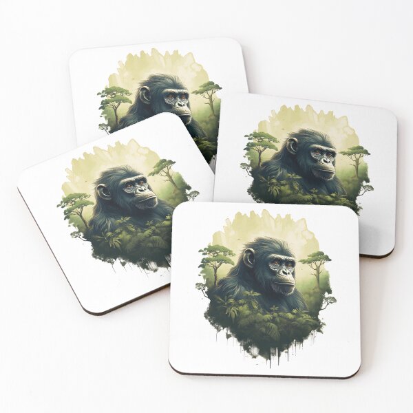 Item preview, Bonobo monkey, chimpanzee designed and sold by DerSenat.