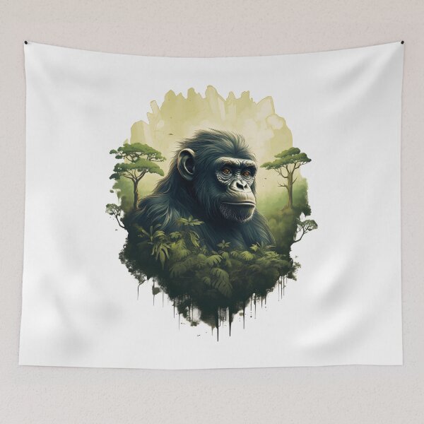Item preview, Bonobo monkey, chimpanzee designed and sold by DerSenat.
