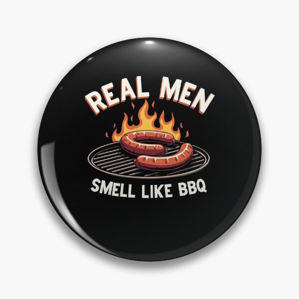 Item preview, Real Men Smell Like BBQ Sausage Grill Flame Cooking designed and sold by Hananiah Merch.