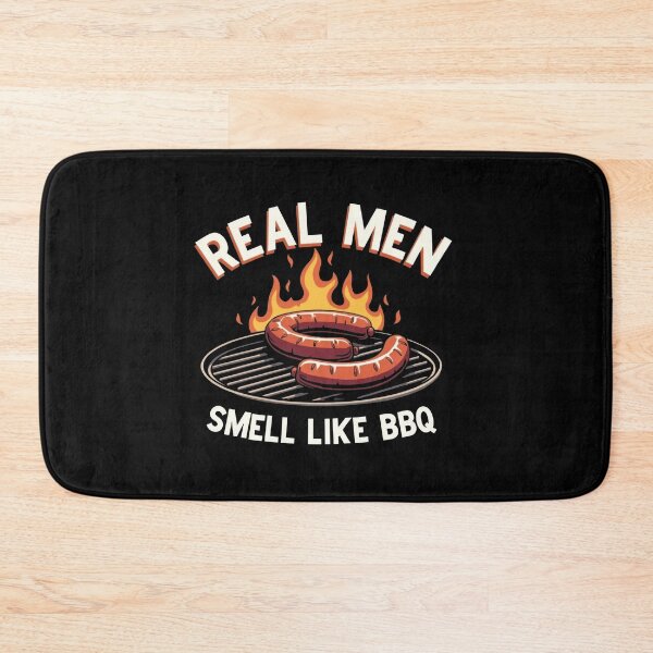 Item preview, Real Men Smell Like BBQ Sausage Grill Flame Cooking designed and sold by Hananiah Merch.