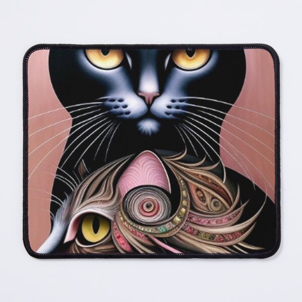 Item preview, Abstract Cat Art designed and sold by TheDarkWardrobe.