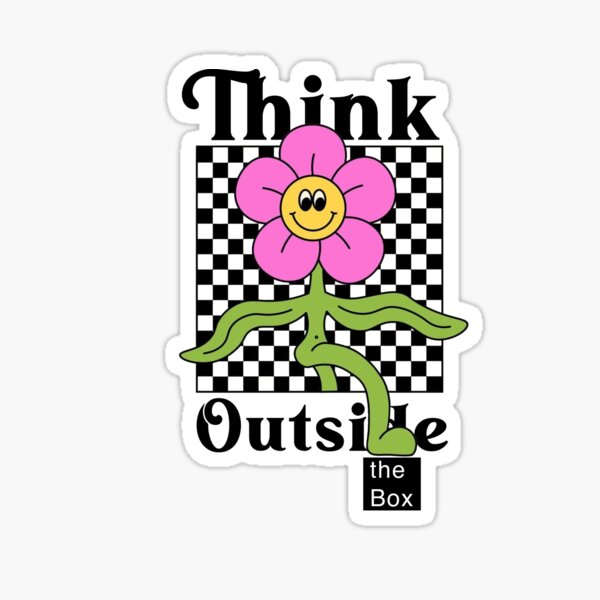 Item preview, Think outside the box designed and sold by TheLollipopClub.