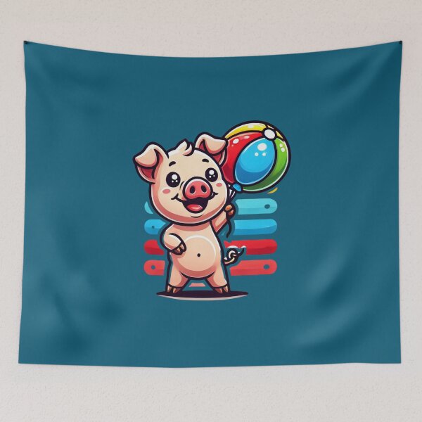 Item preview, Cute Happy Pig, pig Enthausiats, Pig Lovers designed and sold by Right-UR.