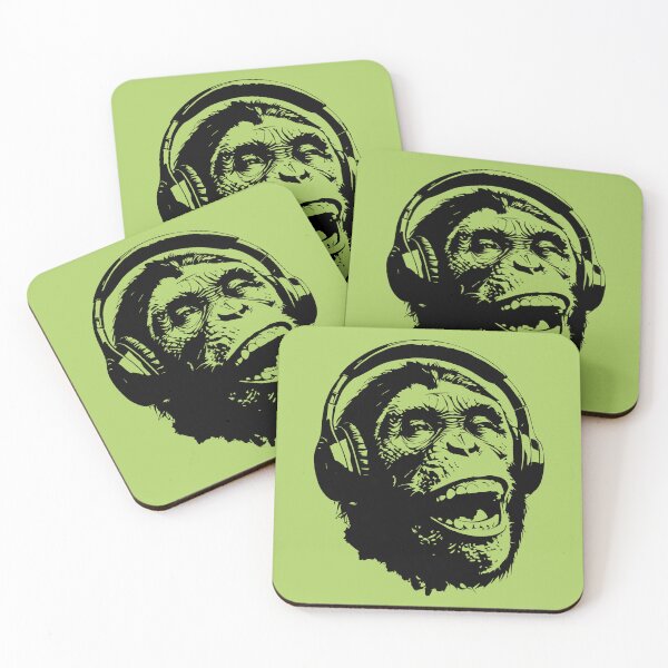 Item preview, DJ Ape Listening to music  designed and sold by Cadsdiva.