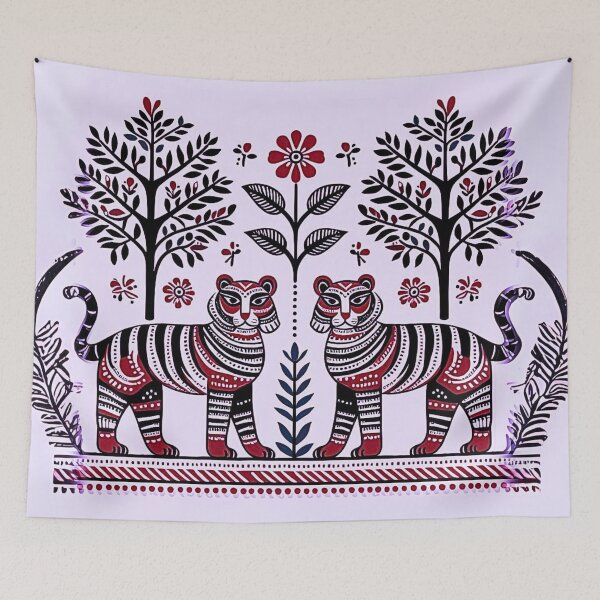 Item preview, simple madhubani designed and sold by MerryCrown.
