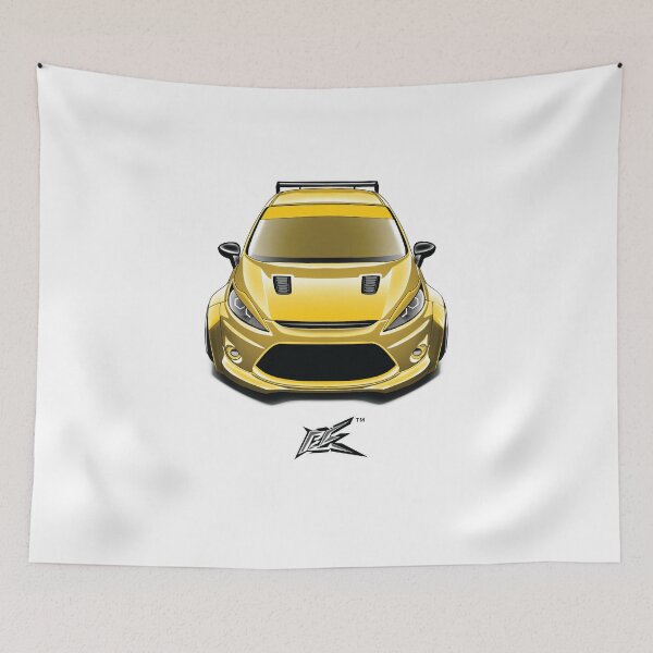 Item preview, ford fiesta mk7 yellow  designed and sold by NaquashM.