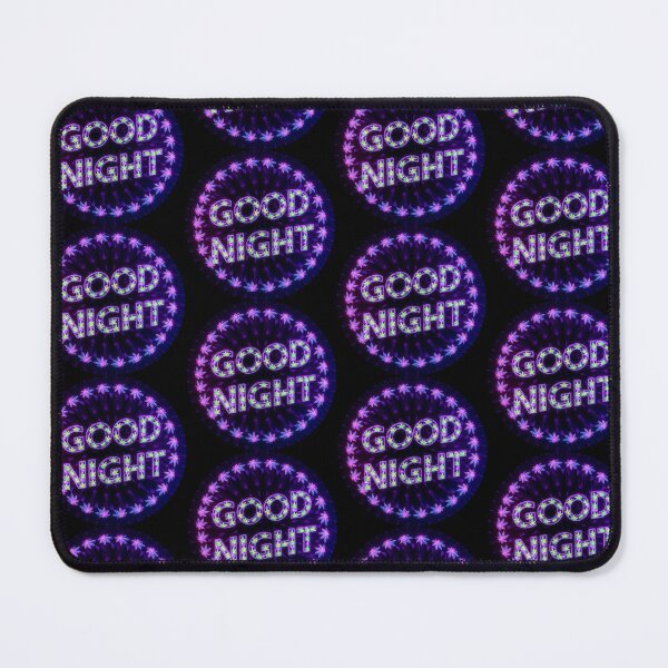 Item preview, Good Night - Unique Bright Neon Pot / Marijuana Design designed and sold by JLEmporium.