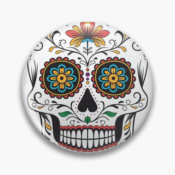 Item preview, Day of the Dead Skull 201 designed and sold by AstroRisq.