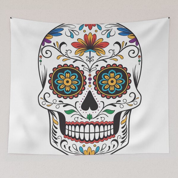 Item preview, Day of the Dead Skull 201 designed and sold by AstroRisq.