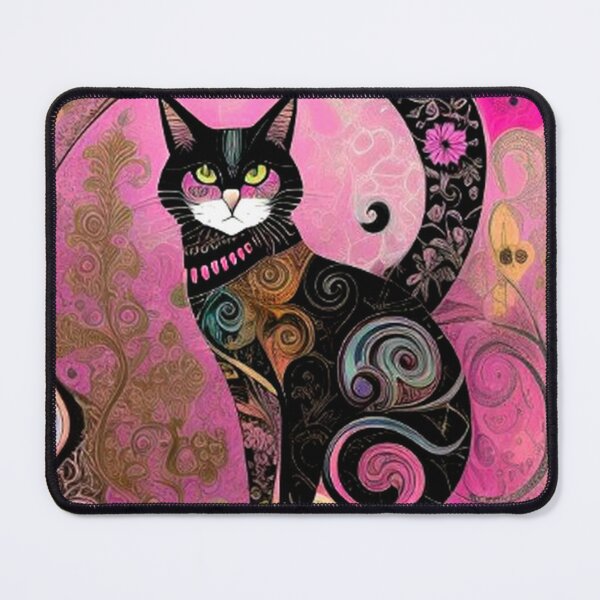 Item preview, Abstract Cat Art designed and sold by TheDarkWardrobe.
