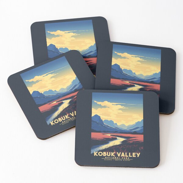 Item preview, A Vintage Travel Illustration of Kobuk Valley National Park - Alaska - United States  designed and sold by GoodOldVintage.