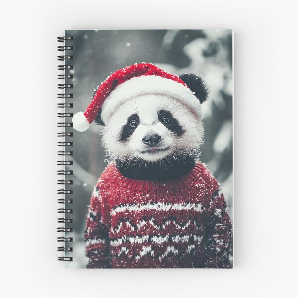 Item preview, Cute Christmas Panda, Funny Retro Animal Photo designed and sold by CheekyAnimalz.