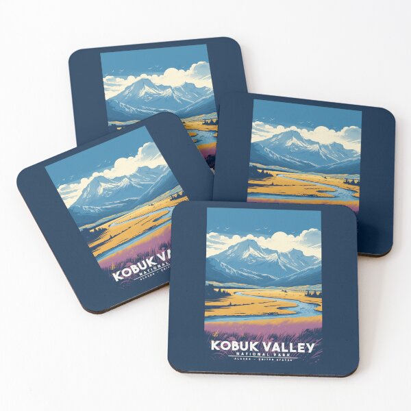 Item preview, A Vintage Travel Illustration of Kobuk Valley National Park - Alaska - United States  designed and sold by GoodOldVintage.