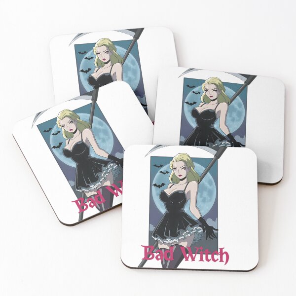 Item preview, Bad Witch Sexy Anime Halloween Pin Up designed and sold by artbybrado.