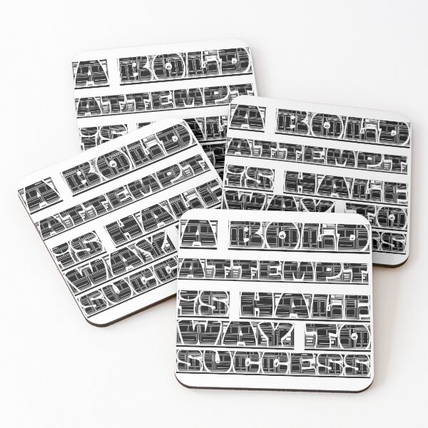 Item preview, A Bold Attempt is Halfway to Success designed and sold by 3ac-Arts.