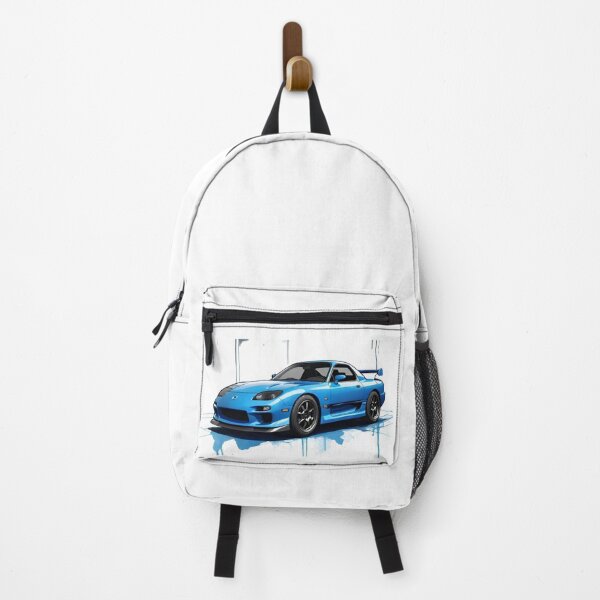 Artikelvorschau, Mazda RX-7 Blaues Aquarell entworfen und verkauft von DecarYourself.