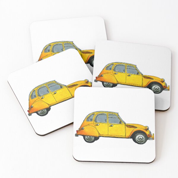 Item preview, [ORIGINAL] Vintage yellow 2CV car designed and sold by urbanwalks.
