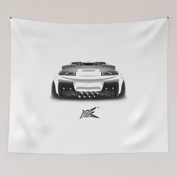 Item preview, chevy camaro rear white  designed and sold by NaquashM.