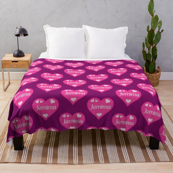 Item preview, Jemima Name Pink Heart designed and sold by Jeallan Designs.