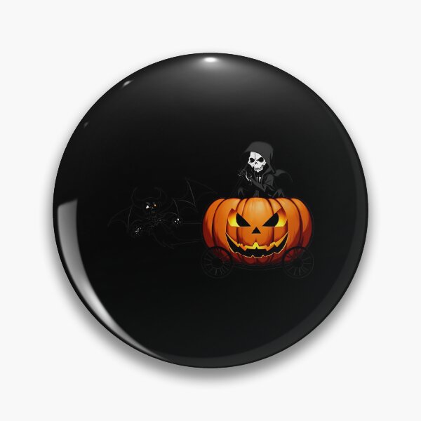 Item preview, Pumpkin Ride Grim Reaper designed and sold by WitMeme.