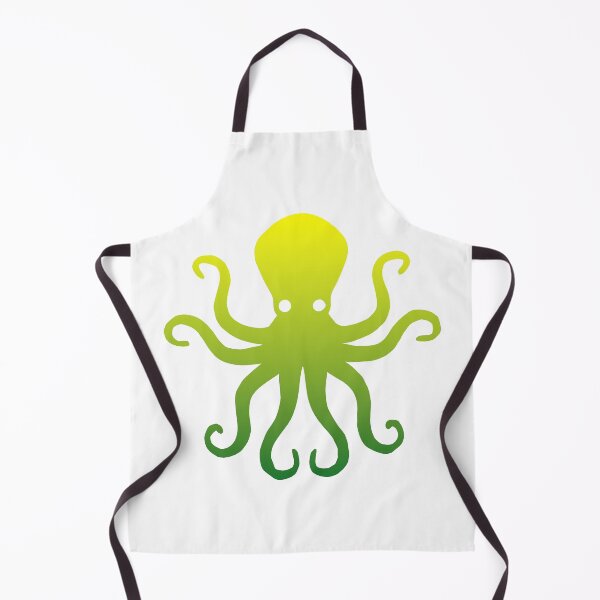 Item preview, Neon Yellow And Green Octopus designed and sold by Angry Swan Designs.