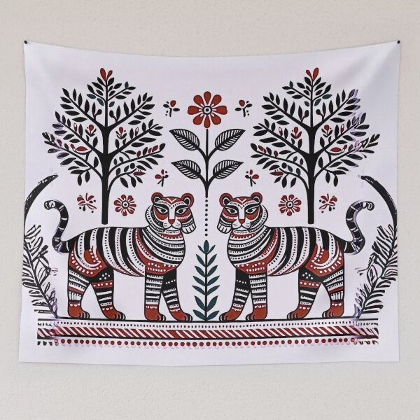 Item preview, simple madhubani designed and sold by MerryCrown.
