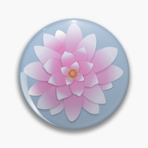 Artikelvorschau, Tossed Pink Lotus on Soft Blue Half-Drop Repeat 5748 entworfen und verkauft von Art in My Loft.