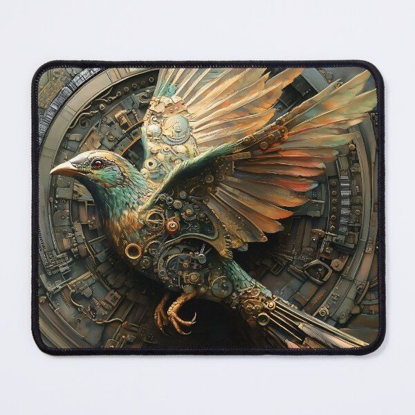 Item preview, Steampunk Bird in Flight designed and sold by effervescence.