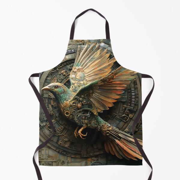 Item preview, Steampunk Bird in Flight designed and sold by effervescence.