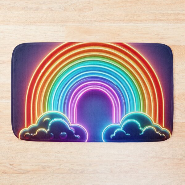 Item preview, Chromatic Neon Rainbow with Clouds on both sides - Perfect for kids and Adults Twinning Outfits, For Him, For Her, For kids or for pets designed and sold by erkabees.