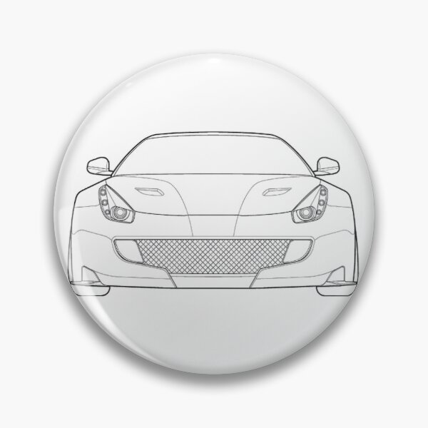 Item preview, Ferrari 812 Superfast Blueprint designed and sold by DecarYourself.