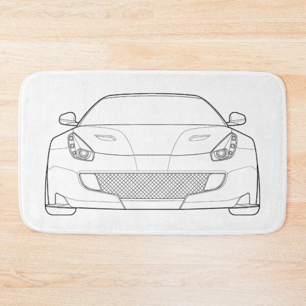Item preview, Ferrari 812 Superfast Blueprint designed and sold by DecarYourself.