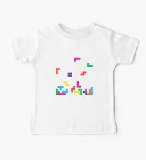 tetris on black Baby Tee