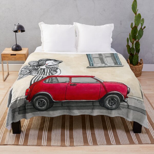 Item preview, [ORIGINAL] Vintage classic red car designed and sold by urbanwalks.