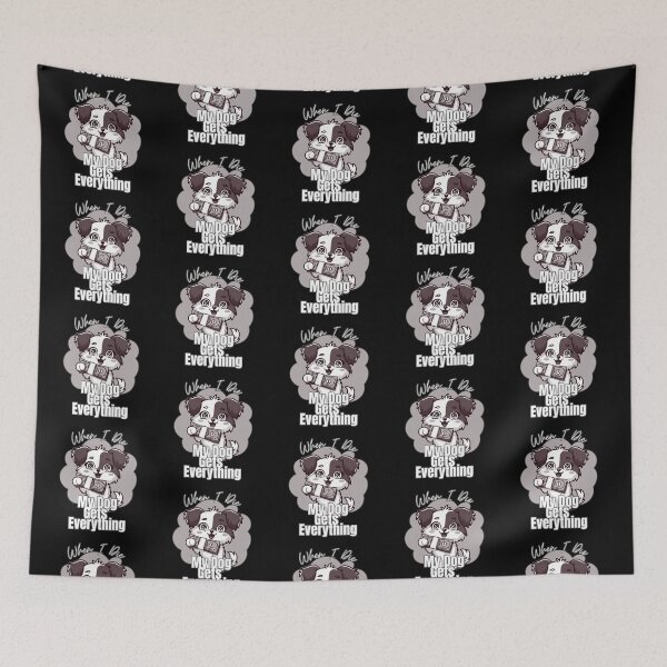 Item preview, When I Die My Dog Gets Everything designed and sold by nanka-art.