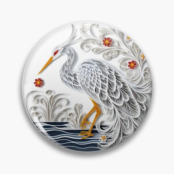 Item preview, Papercraft White Crane designed and sold by Catobix.