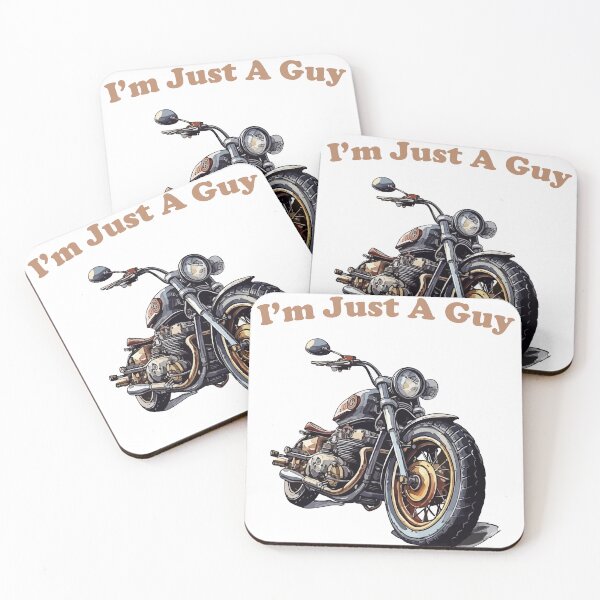 Item preview, I'm Just A Guy - Classic Motorcycle Art designed and sold by -DEEWOLF-.