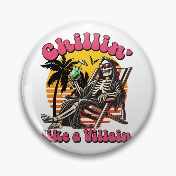 Item preview, Chillin' like a Villain retro halloween designed and sold by pinzka.