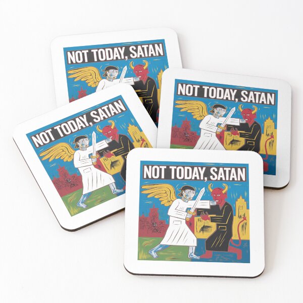 Item preview, Not today Satan, funnyfits70, Humor, Funny designed and sold by FunnyFits70.