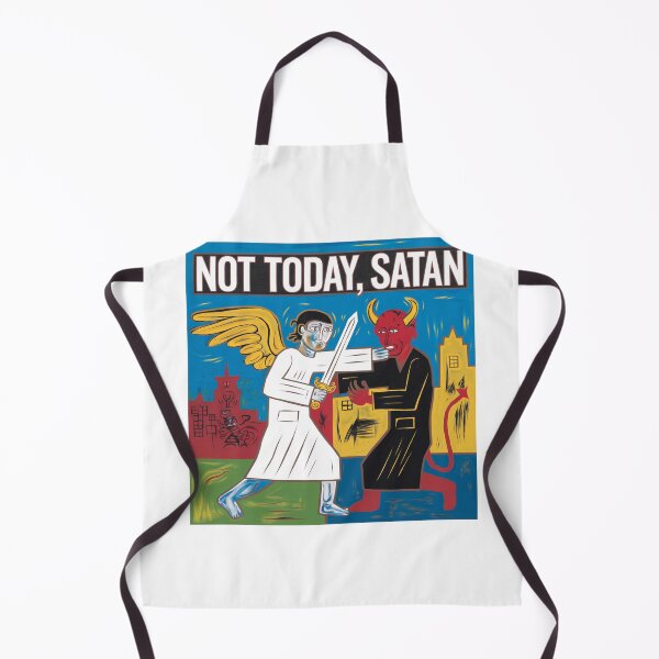 Item preview, Not today Satan, funnyfits70, Humor, Funny designed and sold by FunnyFits70.