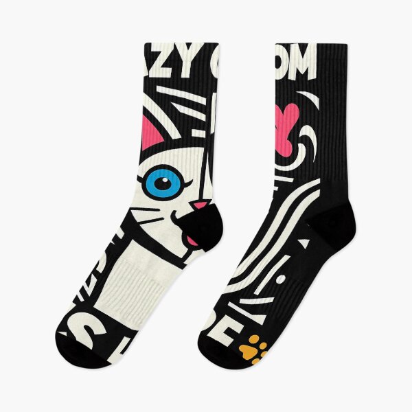 Item preview, Crazy Cat Mom is Here! designed and sold by OzzFrequency.